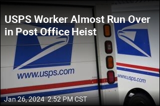 Mail Thieves Almost Run Over Postal Worker