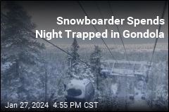 Snowboarder Survives Cold Night in Ski Gondola