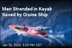 Cruise Ship Rescues Men Stranded in Kayak