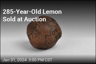 285-Year-Old Lemon Sold at Auction