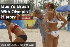 Bush's Brush With Olympic History