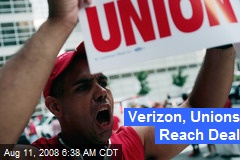 Verizon, Unions Reach Deal