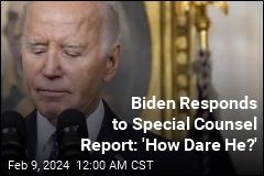 An Emotional Biden Responds to Special Counsel Report