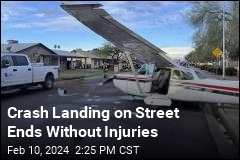Pilot Lands on Street Without Injuring Anyone
