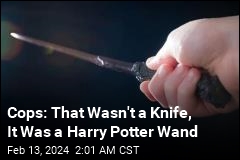Cops: Man Spotted With &#39;Knife&#39; Had Harry Potter Wand