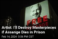 Artist: If Assange Dies in Prison, $45M in Art Will Be Destroyed