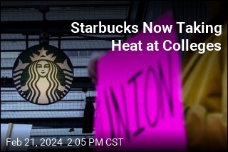 Starbucks Now Taking Heat at Colleges