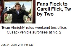 Fans Flock to Carell Flick, Two by Two
