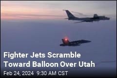 Fighter Jets Scramble Toward Balloon Over Utah