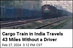 Runaway Train in India Travels 43 Miles Without a Driver