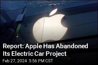 Report: Apple Gives Up on Electric Car Project