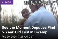 See the Moment Deputies Find 5-Year-Old Lost in Swamp