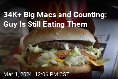 Guy&#39;s Big Mac-Eating Record Gets a Big Boost