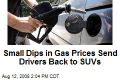 Small Dips in Gas Prices Send Drivers Back to SUVs
