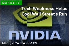 Tech Weakness Helps Cool Wall Street&#39;s Run