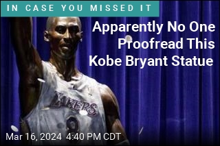 New Kobe Bryant Statue Has a Bit of a Problem