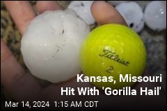 &#39;Gorilla Hail&#39; Hits Kansas, Missouri