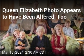 Queen Elizabeth Photo Appears to Have Been Altered, Too
