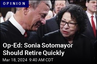 Op-Ed: Sonia Sotomayor Should Retire Quickly