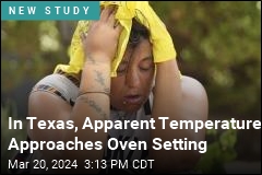 In Texas, Apparent Temperature Approaches Oven Setting