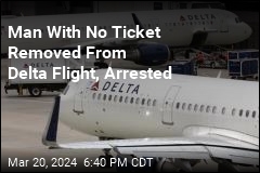 Man With No Ticket Removed From Delta Flight, Arrested