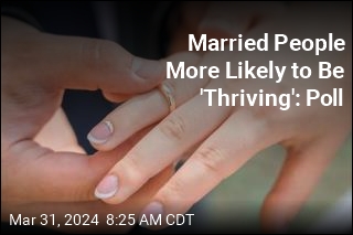 Married People More Likely to Be &#39;Thriving&#39;: Poll