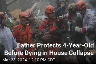 Father Protects 4-Year-Old Before Dying in House Collapse