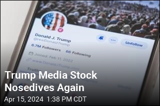 Trump Media Stock Nosedives Again