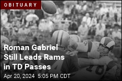 Roman Gabriel Still Leads Rams in TD Passes