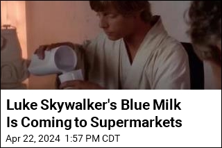 Blue Milk of Star Wars Fame Is in Supermarkets