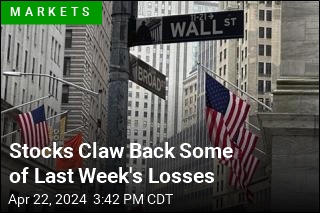 Stocks Claw Back Some of Last Week&#39;s Losses
