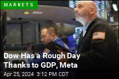 Dow Has a Rough Day Thanks to GDP, Meta