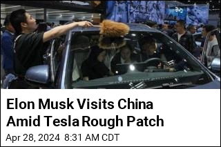 Elon Musk Visits China Amid Tesla Rough Patch