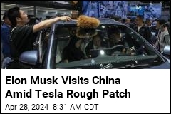 Elon Musk Visits China Amid Tesla Rough Patch
