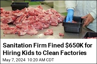 Sanitation Firm Fined $650K for Hiring Kids to Clean Factories
