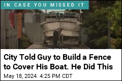 City Told Guy to Build a Fence to Cover His Boat. He Did This