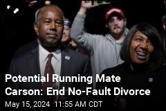 Another Republican Calls to End No-Fault Divorce