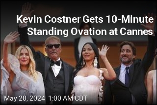 Kevin Costner Gets 10-Minute Standing Ovation at Cannes