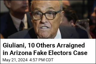 Giuliani, 10 Others Arraigned in Arizona Fake Electors Case