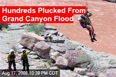 Hundreds Plucked From Grand Canyon Flood