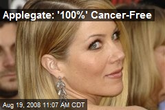 Applegate: '100%' Cancer-Free
