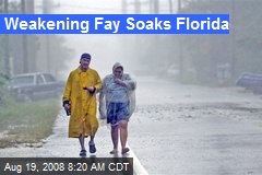 Weakening Fay Soaks Florida