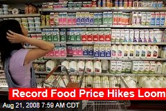 Record Food Price Hikes Loom