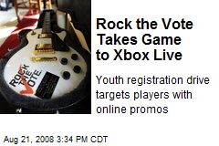Rock the Vote Takes Game to Xbox Live