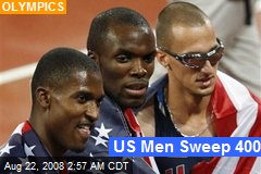 US Men Sweep 400