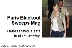 Paris Blackout Sweeps Mag