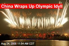 China Wraps Up Olympic Idyll