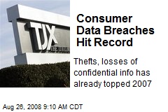 Consumer Data Breaches Hit Record