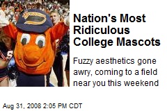 Nation's Most Ridiculous College Mascots