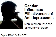 Gender Influences Effectiveness of Antidepressants